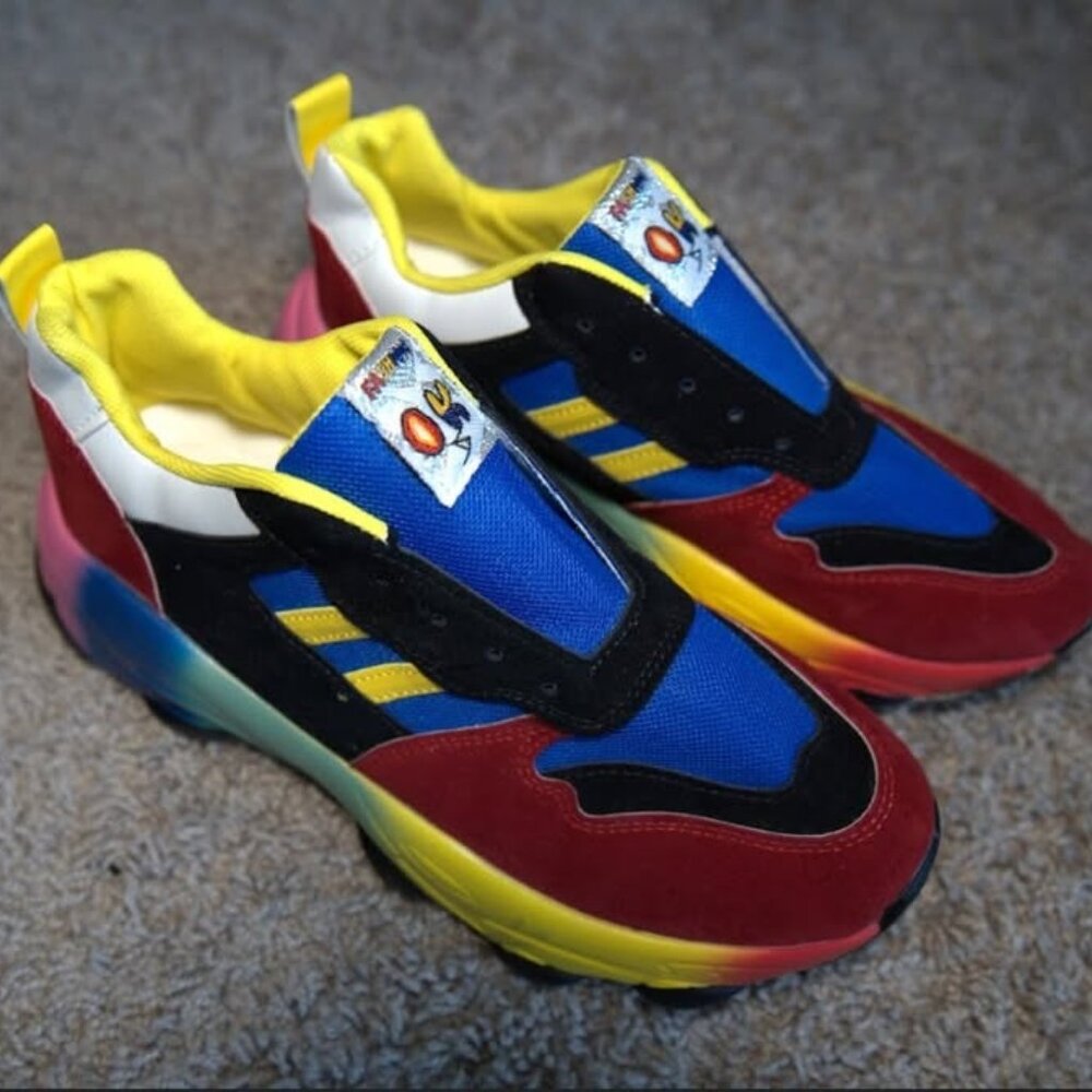 Multicolor Retro Colorblock Sneakers Size 8/9